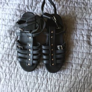 Black Sanita sandals.